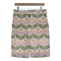 ราคา Gucci Pants White purple overall pattern green Direct from Japan Secondhand (40574469728)