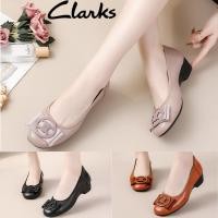 ราคา Clarks รองเท้าผู้หญิง pita ใหม่ clarks ผู้หญิงหนังแท้ Jasmine รองเท้าผู้หญิง/สูง 5 ซม. (40877018348)