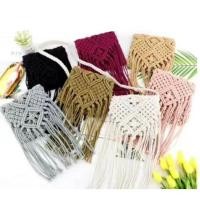 ราคา กระเป๋าพู่โบฮีเมียน กระเป๋าสาน กระเป๋าสานพู่โบฮีเมียน (46455350458)