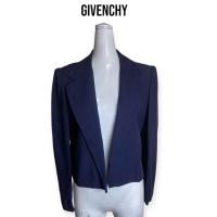 ราคา GIVENCHY เสื้อคลุมเบลเซอร์แขนยาวสีน้ำเงินเข้ม (42312124530)