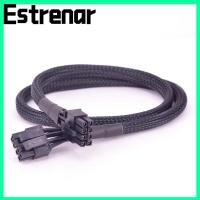 ราคา ESTRENAR สายไฟ CPU, 60/70/90 ซม. 12V DC Power Extension Cable, สีดํา 18AWG 8pin To 4 + 4pin Modular Cable สําหรับ CORSAIR RMx Series RM1000x RM850x RM750X RM650x (49604971678)