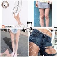 ราคา ถุงน่องตาข่ายสีขาว ถุงน่องแฟชั่น ถุงน่องตาข่ายแบบเต็มตัว (1858535655)