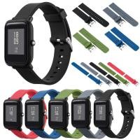 ราคา สายนาฬิกาข้อมือซิลิโคน สีพื้น สําหรับ Huami Amazfit bip Bit Lite Youth 1S bip 3 bip u pro bip s (1357477729)