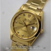 ราคา นาฬิกา Olym pianus sapphire 8934M-616 นาฬิกาผู้ชายเรือนทอง หน้าทอง 37 มม. (26537269882)