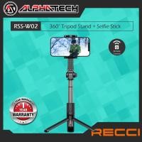 ราคา ขาตั้งกล้องโทรศัพท์ Recci RSS-W02 + ไม้เซลฟี่ รีโมทคอนโทรล (22468950686)
