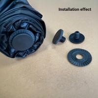 ราคา ร่มหมวกอุปกรณ์ร่มหมวกด้านบนดอกไม้บังแดดขนาดเล็กสีดําร่มด้านบนพับสกรูร่มหมวกร่มกันแดดกันน้ําแหวน เบาะ (54553686574)