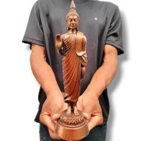 ราคา พระพุทธรูปปางห้ามญาติ งานพุทธศิลป์ สีทองแดงเก่า สูงประมาณ10นิ้ว เป็นพระพุทธรูปที่มีพระพุทธลักษณะงดงามมาก (28174452513)