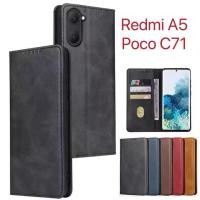 ราคา ส่งจากไทย เคสฝาพับสำหรับ ตรงรุ่น Xiaomi Redmi A5 / Poco C71 เคส โปโก C71 เคสเปิดปิด ตั้งได้ กระเป๋า ซอง ฝาพับ ใส่บัต (24144825749)