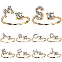 ราคา ขายส่งแหวนเพชรเปิดประดับเพชรรูปตัวอักษรภาษาอังกฤษ 26 ตัวอักษร (5748249259)
