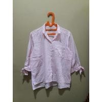 ราคา KEMEJA เสื้อเชิ้ต/เสื้อเชิ้ตลายทางผู้หญิง "ระดับเก้า" แบรนด์ [PRELOVED] (42422049632)
