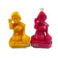 ราคา เทียนนางกวัก เทียนบูชา มียันต์พันไส้เทียน (23440971078)
