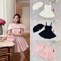 ราคา [Widelia @ Real] เดรสสั้นสวยทรงดี ช่วงตัวเข้ารูปอวดหุ่นสวยท่อนล่างทรงเอบานจับจีบรอบตัวสวิงบานย้วยสวย (47305396458)