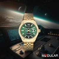 ราคา นาฬิกาข้อมือ MODULAR MODULAR SKY ranger เลสเเพร กรอบหยัก MD24NC-01D (27903532365)