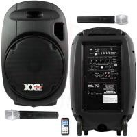 ราคา ลำโพงล้อลาก XXL รุ่น XXL712 ลำโพงเคลื่อนที่12นิ้ว 600W ไมค์ลอยคู่UHF Bluetooth แบตในตัว รีโมท (25714264567)