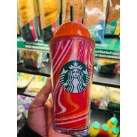 ราคา STARBUCKS COLD CUP PSL W/PUMPKIN LED 16 0Z PUMPKIN SPICE LATTE TUMBLER (28373764252)