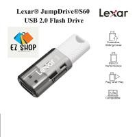 ราคา Lexar JumpDrive®S60 16GB - 128GB USB 2.0 Flash Drive ยูเอสบีแฟลชไดรฟ์ เชื่อมต่อแบบ Plug-and-Play ประกันศูนย์ 2 ปี (26109018978)