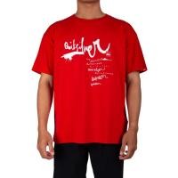 ราคา QUIKSILVER เสื้อยืดผู้ชาย Mens Impaired II Short Sleeve-Red 254 UQYZT05736-RZM0 (46552956264)