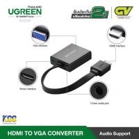 ราคา UGREEN รุ่น 40248 HDMI TO VGA Converter with Audio (Black) (5222089058)