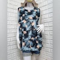 ราคา เสื้อแขนกุดลายดอก พร้อมส่ง (43518847109)