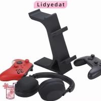 ราคา LIDYEDAT165 Gaming Organizer, Multi-functional โครงสร้าง PS5 Controller Stand, Creative Stable Base 3-in-1 Design Controller Holder for Gaming Setup (47405834102)
