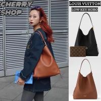 ราคา หลุยส์วิตตอง Louis Vuitton LV LOW KEY HOBO Medium Handbag กระเป๋าถือสตรี (29477602535)