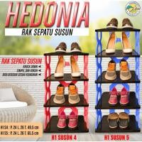 ราคา ชั้นวางรองเท้าพลาสติก 4 ชั้น ชั้นวางรองเท้าและรองเท้าแตะพลาสติก 4 ชั้น (43674993464)