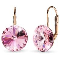 ราคา KRYSTAL COUTURE Diana Rose Gold Crystal Pink Drop ต่างหู-โรสโกลด์/ชมพู (23770045292)