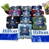 ราคา ผ้าห่มนาโนHilton สีล้วน หนา2ชั้นเนื้อละเอียดนุ่มๆ100% (16082383600)