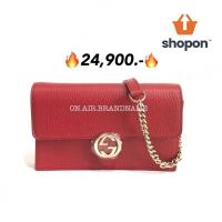 ราคา New gucci interlocking woc สีสวยมาก ฮิตสุด (49053200427)