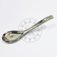 ราคา ช้อนเกาหลี (ครึ่งโหล 6 ชิ้น / หนึ่งโหล 12 ชิ้น) ช้อนกลางสไตล์เกาหลีพร้อมช้อนก๋วยเตี๋ยวด้ามยาวด้ามยาว ตราฉลามขาว (ระวังเลียนแบบ) ยาว (48300955922)