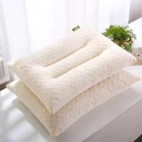 ราคา หมอนยางพารา หมอนโรงแรม หมอนหนุน หมอนสุขภาพ Amazon Thai Latex Particle Pillow ผู้ใหญ่คอป้องกันหมอนนวด Curve Wave หมอนหรูหราถัก (48454883228)