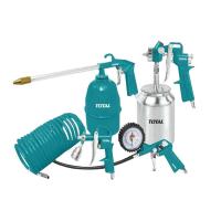 ราคา Total ชุดอุปกรณ์งานลม 5 ชิ้น รุ่น TATK051-3 ( Air Tools Set ) ( สายลม + กาพ่นโซล่า + กาพ่นสี + ปืนเป่าลม + หัวเติมลม ) (20090914345)