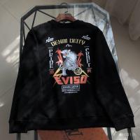 ราคา Evisu 2025 เสื้อสเวตเตอร์พิมพ์ลาย Big M สไตล์ใหม่ Unisex (44802950087)