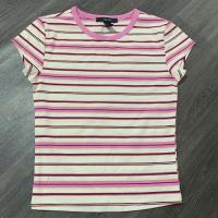 ราคา F21 VNXK เสื้อยืดถักโครเชต์สีครีมสีชมพูลายคอกลมแขนสั้น - ไซส์ S (44258830943)