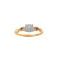 ราคา นคร เจมส์ แหวนเพชรแท้ ทองคำแท้14K(ทอง58.5%)แหวนวินเทจฝังเพชรประดับ แหวนวินเทจ ขายได้ จำนำได้ พร้อมใ (27373425077)