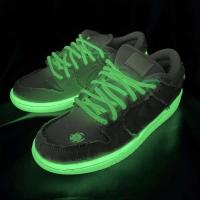 ราคา สายเชือกรองเท้า เชือกรองเท้ากลม เหมาะสําหรับ Nike SB Dunk Low Mummy Beige Halloween Tear-Off Mummy Luminous Round Shoelaces (43402231325)