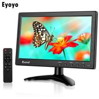 ราคา Eyoyo จอภาพ HDMI ขนาดเล็กแบบพกพาขนาด 12 นิ้วจอภาพ LCD 1366x768 พร้อมอินพุต AV BNC พร้อมลําโพงในตัว (26310383546)