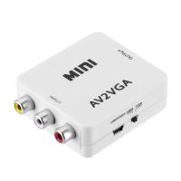 ราคา ขายร้อน VGA to AV 1080P AV TO VGA Converter PC to TV คอมพิวเตอร์ทีวีขายส่ง (21872174208)