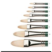 ราคา Winsor & Newton winton filbertพู่กันขนหมูปลายมนด้ามยาว (6892691113)