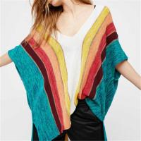 ราคา ❤ ถักโครเชต์ Stripe ชุดคลุมบิกินี่ Robe De Plage ชุดว่ายน้ำถัก Pareo ชายหาดขนาดบวกชุดว่ายน้ำชุด (40955968130)