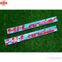 ราคา โลโก้ Hi-Lander สีแดง ติดข้างประตู L/R (40375439577)