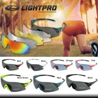 ราคา LIGHTPRO LP004 แว่นวิ่ง/แว่นกีฬา/แว่นขี่จักรยาน แถมฟรีเลนส์เปลี่ยน 5 เลนส์ (4962399555)