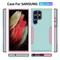 ราคา สําหรับ Samsung Galaxy S23 Ultra เคสโทรศัพท์สีคู่ Pioneer ใหม่พร้อมฝาครอบป้องกันสองชั้นคุณภาพสูงและฝาครอบป้องกันการตก (24739806936)