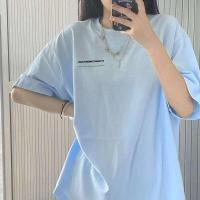 ราคา Teddy Teeชุดสาวอวบ ผ้าฝ้าย100% สวมใส่สบาย สาวอวบ เสื้อยืด oversize ยืดได้ ลาย "SEZOIHKKETIHIKRBGF" แฟชั่น สไตล์ลำลอง (40805130879)