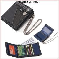 ราคา Tonfashion กระเป๋าสตางค์ ผ้าแคนวาส มีซิป ใส่เหรียญได้หลายช่อง แบบพกพา พร้อมสายโซ่ สําหรับผู้ชาย (25113858889)