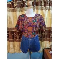 ราคา เสื้อลายวินเทจ คอกลม (1877338533)