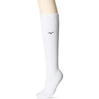 ราคา Mizuno Volleyball Wear Long Socks V2MX8008 White/Dress Navy 21.0-23.0 cm (29543667272)