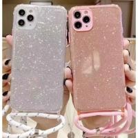 ราคา Supercasei6-i12promax เคสกากเพชร เคสสายสะพาย (8957525917)