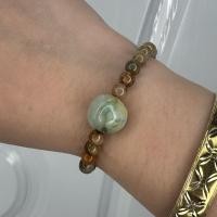 ราคา สร้อยข้อมือหยกหยกหยกบัวหยกพม่าธรรมชาติและลูกปัดหยกสีเหลืองอุ่น (26836052969)