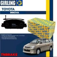 ราคา GIRLING ผ้าเบรคหน้า ผ้าเบรคหลัง ก้ามเบรค toyota innova ปี 2010-On โตโยต้า อินโนว่า brake brakepad (7142908975)